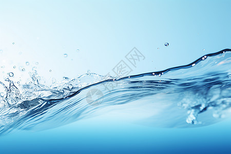 蓝色的水流纹理背景图片