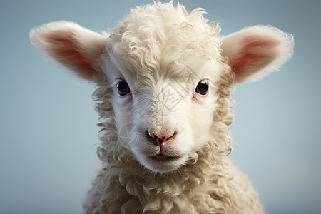 可爱的绵羊羊仔图片