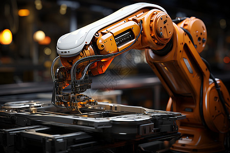 创新技术的智能机械生产工厂图片