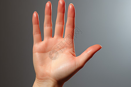 五指张开的手掌背景图片