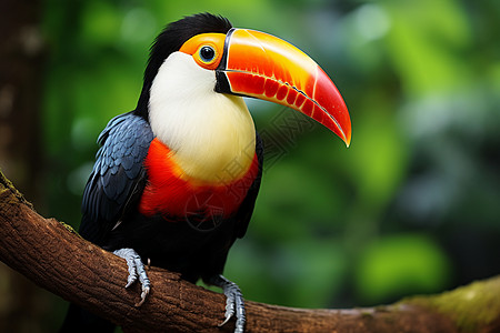 热带雨林中的鸟图片