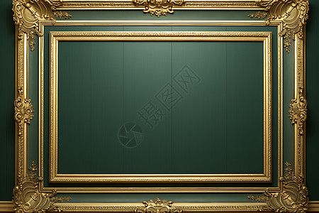 木质笔筒边框古典艺术画框背景