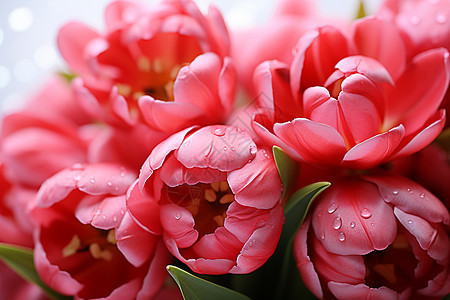 粉红花朵的绽放图片
