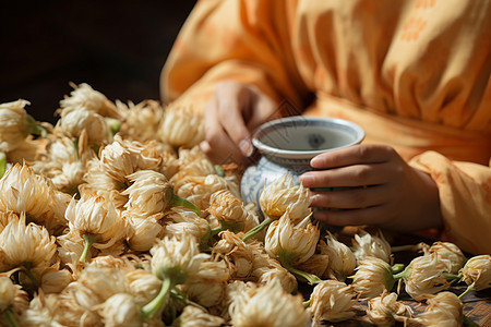 分检花茶图片