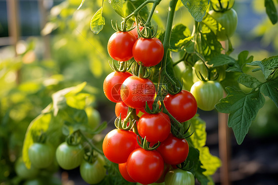 夏日丰收的番茄图片