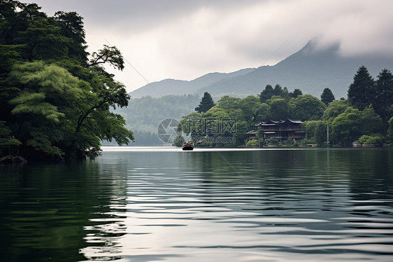 湖泊美景图片