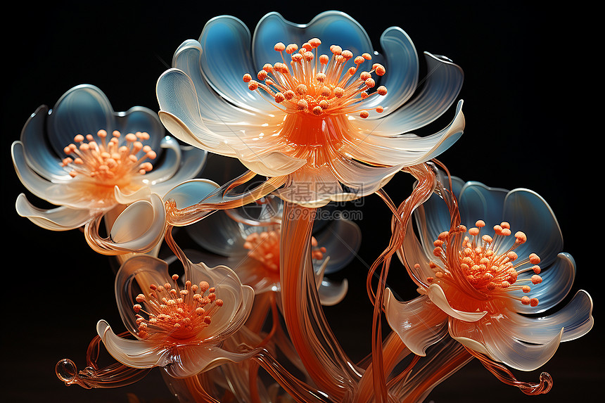 美丽的海底海葵图片