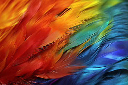 彩色的鸟多彩的羽毛背景
