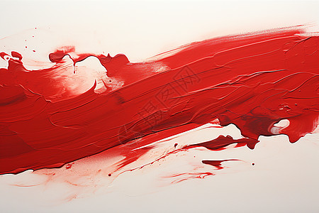 红色油漆的刷痕背景图片