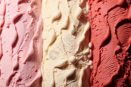 不同口味的冰淇淋冷饮图片