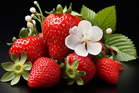 几个草莓图片