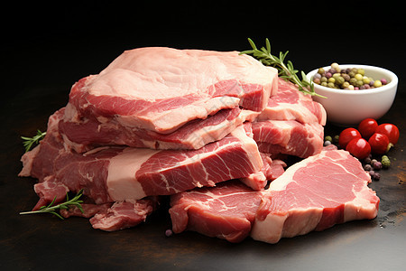 美食牛肉背景图片
