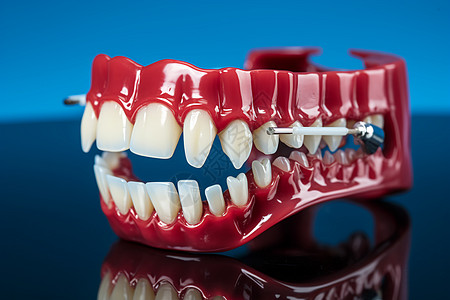 医疗的假牙模型高清图片