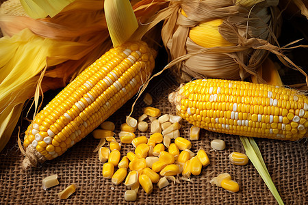 丰收的农业玉米图片