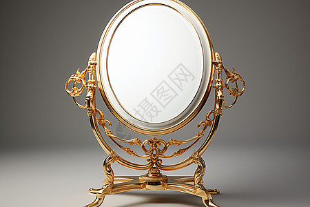 复古的古典镜子背景图片
