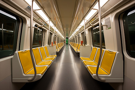 现代列车列车座位高清图片