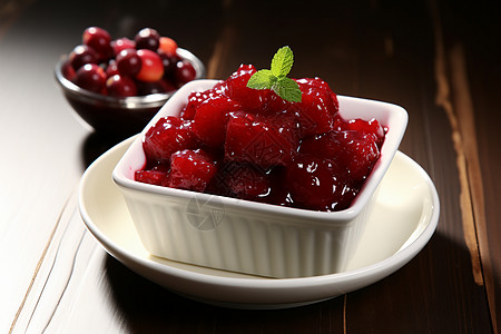 红莓酱图片