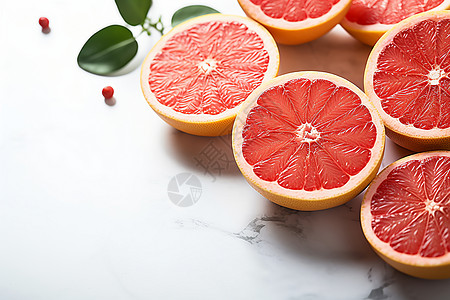 可口的葡萄柚背景图片