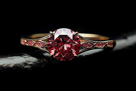 浪漫仪式感的钻石戒指图片