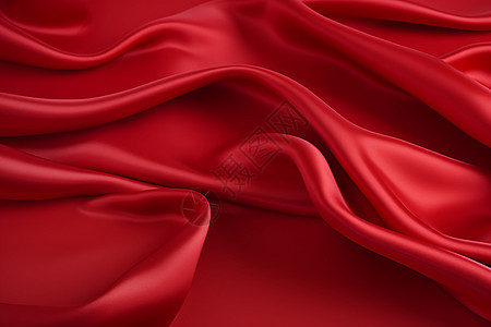 高档品质的红色丝绸图片
