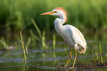 湿地上的水鸟图片
