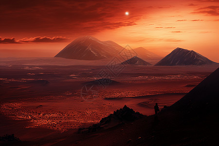 火星上的荒漠图片