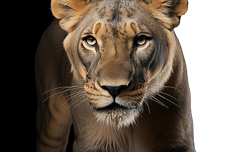凶猛的动物狮子背景图片
