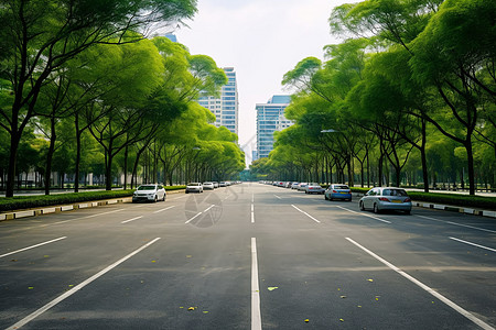 空旷的马路图片