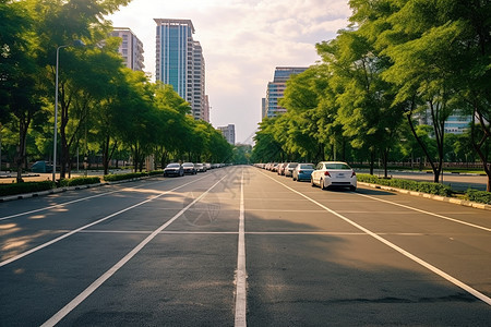 寂静的马路图片