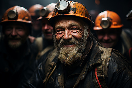 煤矿工人背景