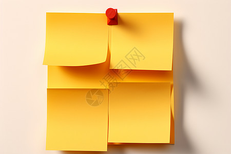 一张黄色纸条背景图片