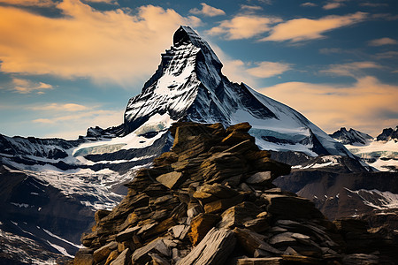 壮观的瑞士阿尔卑斯山景观图片