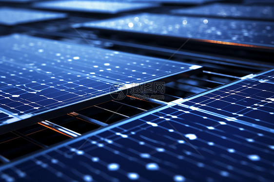 高科技太阳能发电厂图片