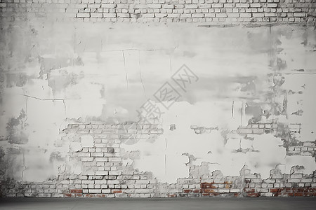 白色的水泥砖墙图片