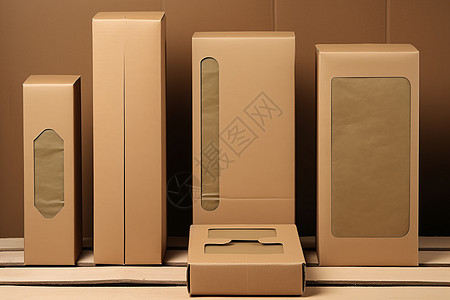 包装盒设计桌上的包装盒背景