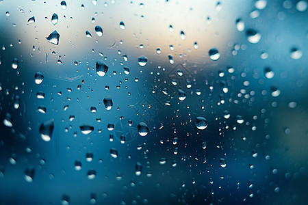 雨中窗景背景图片
