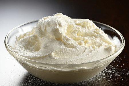 碗里的酸奶背景图片