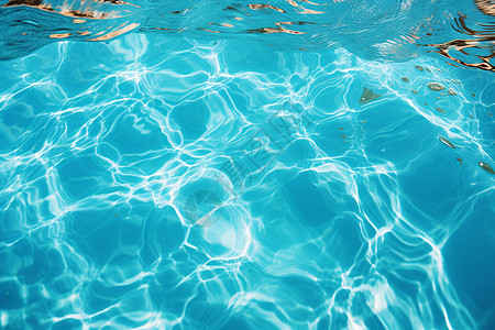 夏日的泳池图片