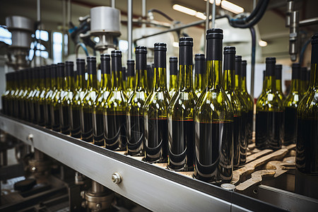 葡萄酒生产线图片