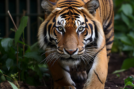 丛林中觅食的老虎图片