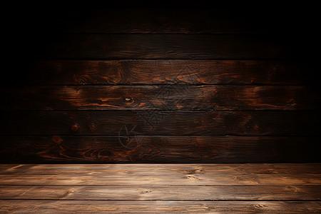 木屋中的地板背景图片