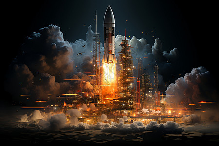 氢动力火箭图片