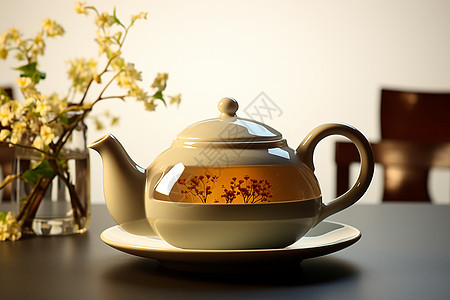 精美的茶壶图片