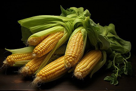 丰收的食物玉米图片