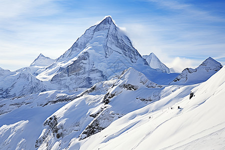 冬日阿尔卑斯山图片