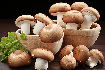 营养丰富的蘑菇食材图片