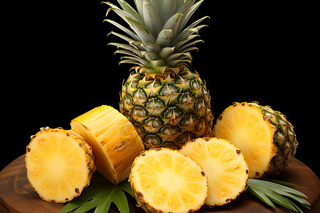 香甜多汁的热带水果菠萝图片