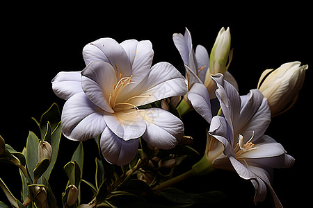 白色花束背景图片