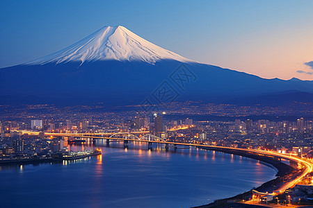 美丽的富士山图片
