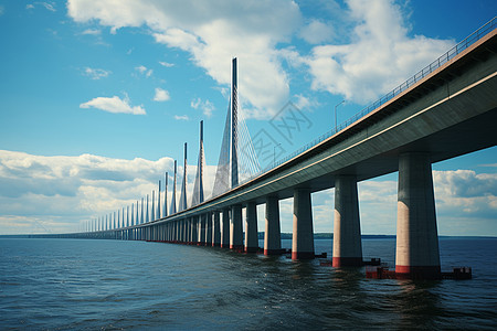 跨越海峡的桥梁图片